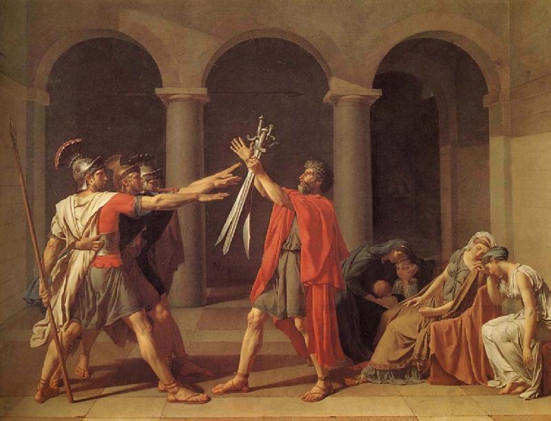 Jacques-Louis David Oath of the Horatii Germany oil painting art